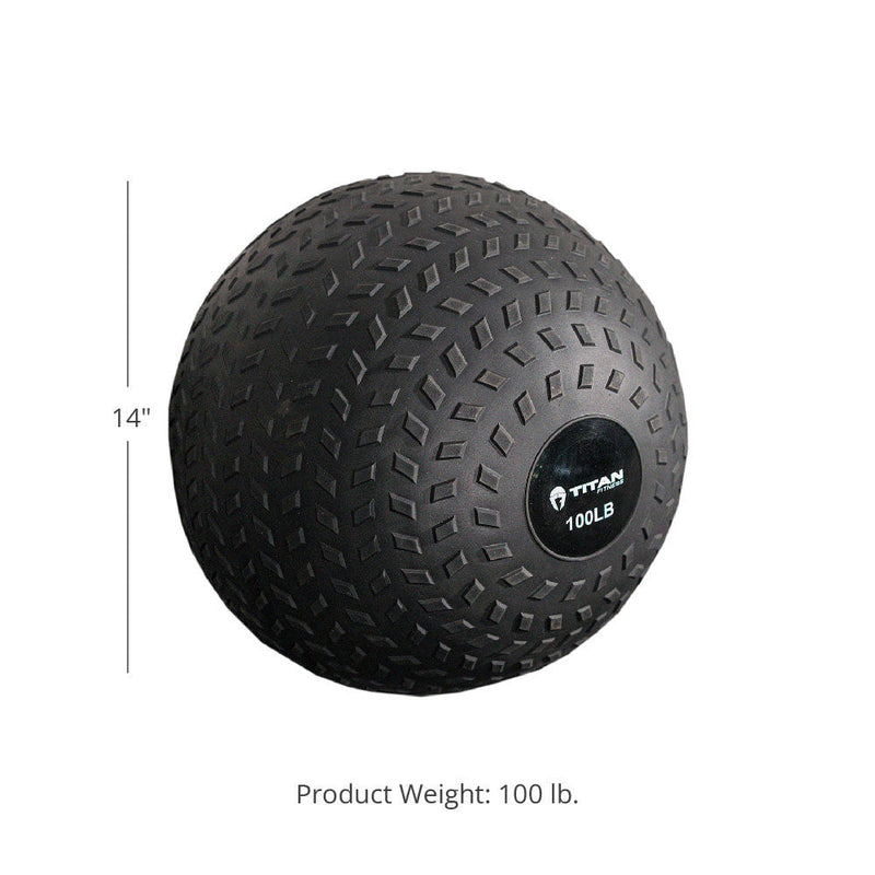 100 LB Rubber Tread Slam Ball