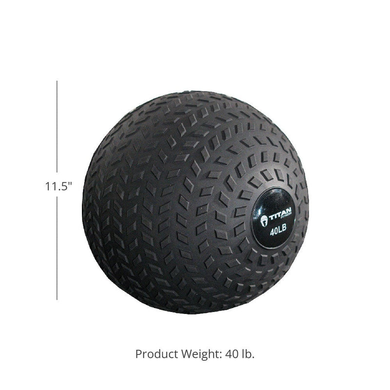 Scratch and Dent, 40 LB Rubber Tread Slam Ball