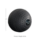 60 LB Rubber Tread Slam Ball