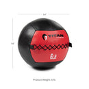 Scratch and Dent, 6 lb Soft Medicine Wall Ball Leather