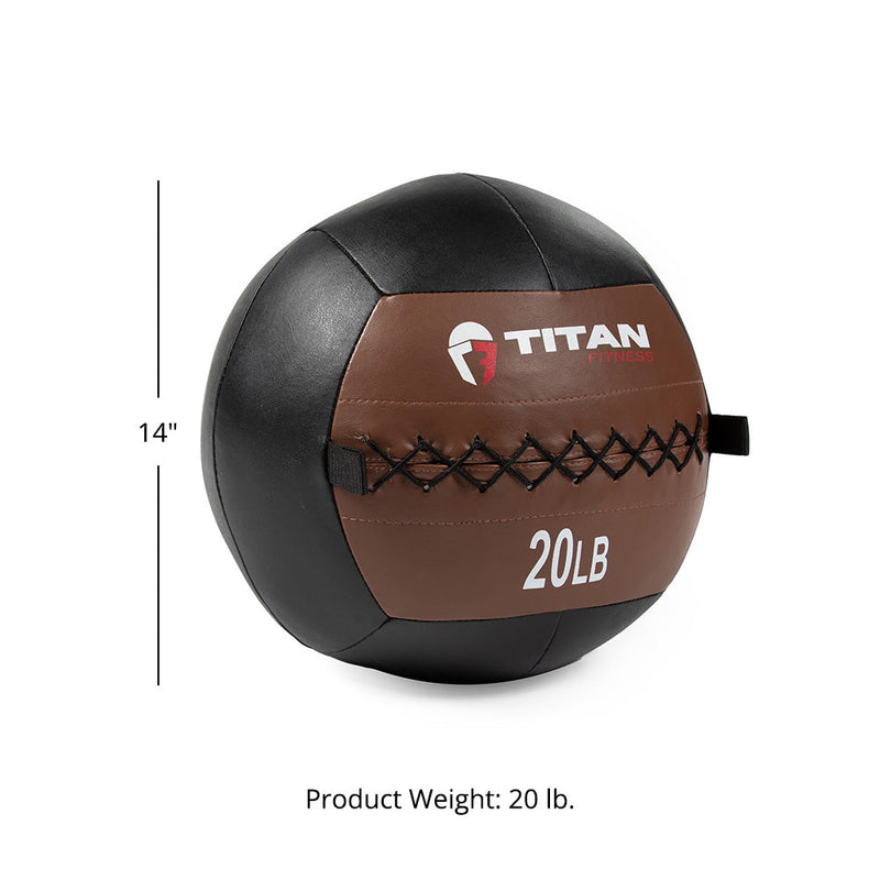 20 LB Soft Leather Medicine Wall Ball