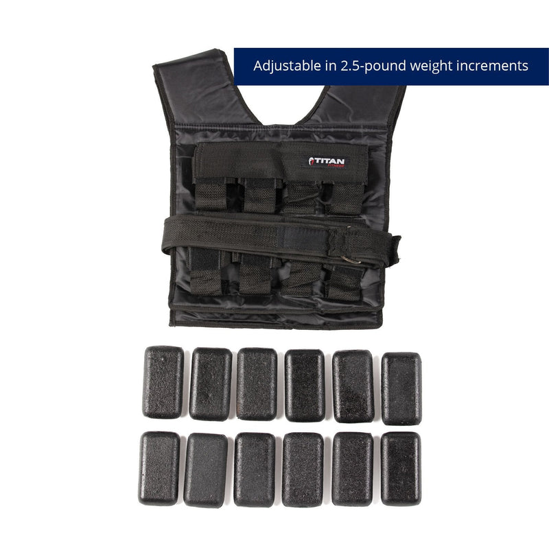 Scratch and Dent - Adjustable Weighted Vest 30 LB - FINAL SALE