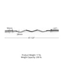 Scratch and Dent, Performance Series Olympic EZ Curl Barbell