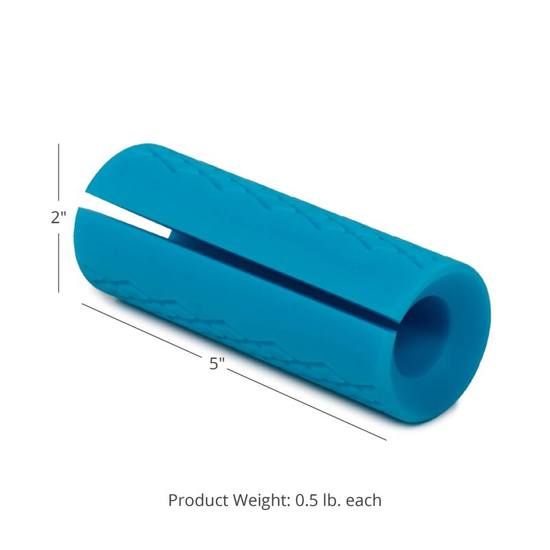 2" Blue Weight Bar Grips