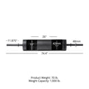 Scratch and Dent, 10-in Rackable Strongman Log Bar