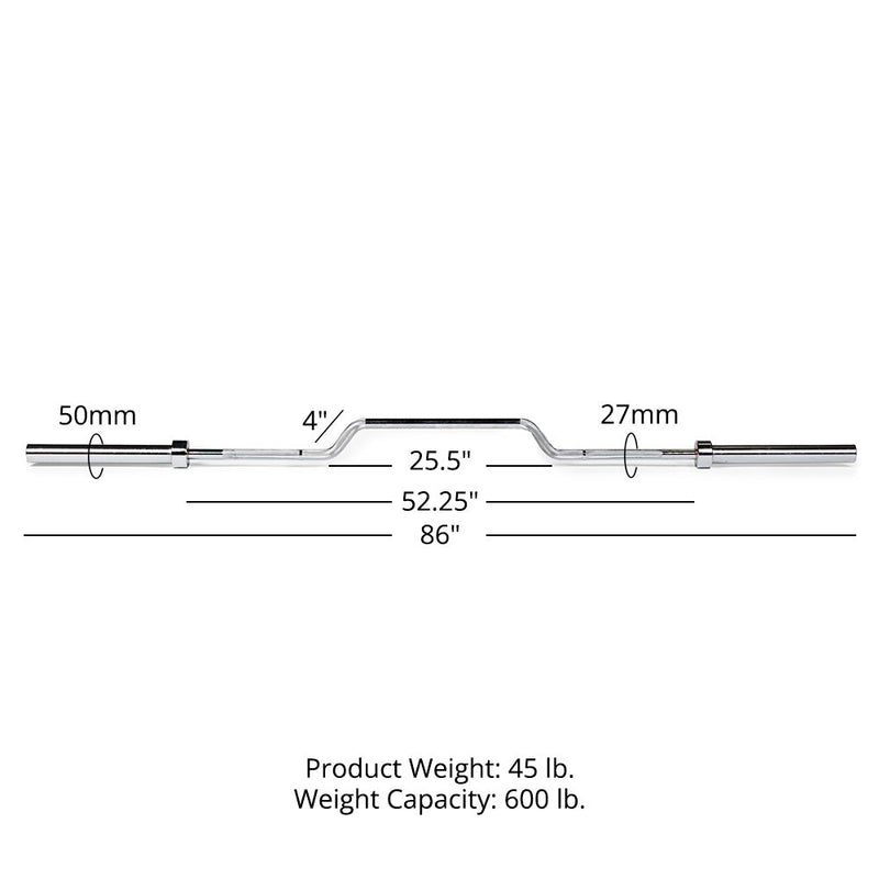 Scratch and Dent, Cambered Bench Press Bar