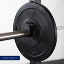 Scratch and Dent - Olympic Rubber Bumper Plates | Black | 15 LB Pair - FINAL SALE