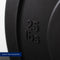 Scratch and Dent - Olympic Rubber Bumper Plates | Black | 25 LB Pair - FINAL SALE