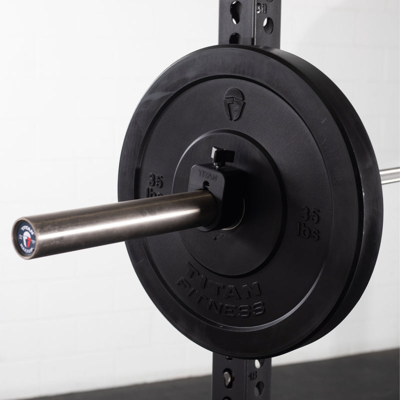 Scratch and Dent - Olympic Rubber Bumper Plates | Black | 35 LB Single - FINAL SALE