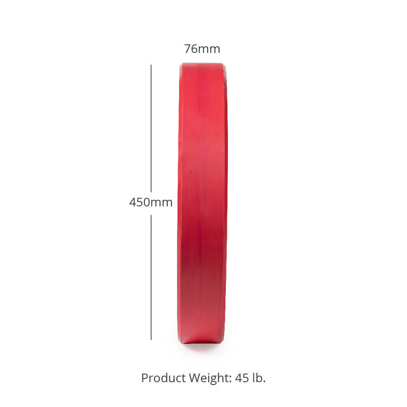 Scratch and Dent - Olympic Rubber Bumper Plates | Color | 45 LB Single |  - FINAL SALE