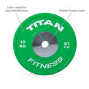 Scratch and Dent - Elite Olympic Bumper Plates | Color | 10 KG Pair - FINAL SALE