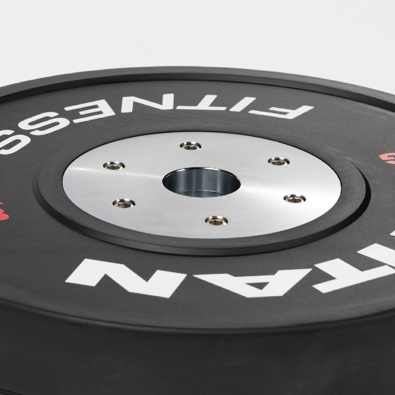 25 KG Single Black Elite Olympic Bumper Plate