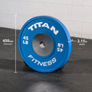 Scratch and Dent - Elite Olympic Bumper Plate | Color | 45 LB Single - FINAL SALE