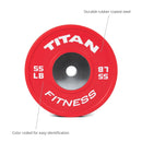 Scratch and Dent - Elite Olympic Bumper Plate | Color | 55 LB Single - FINAL SALE