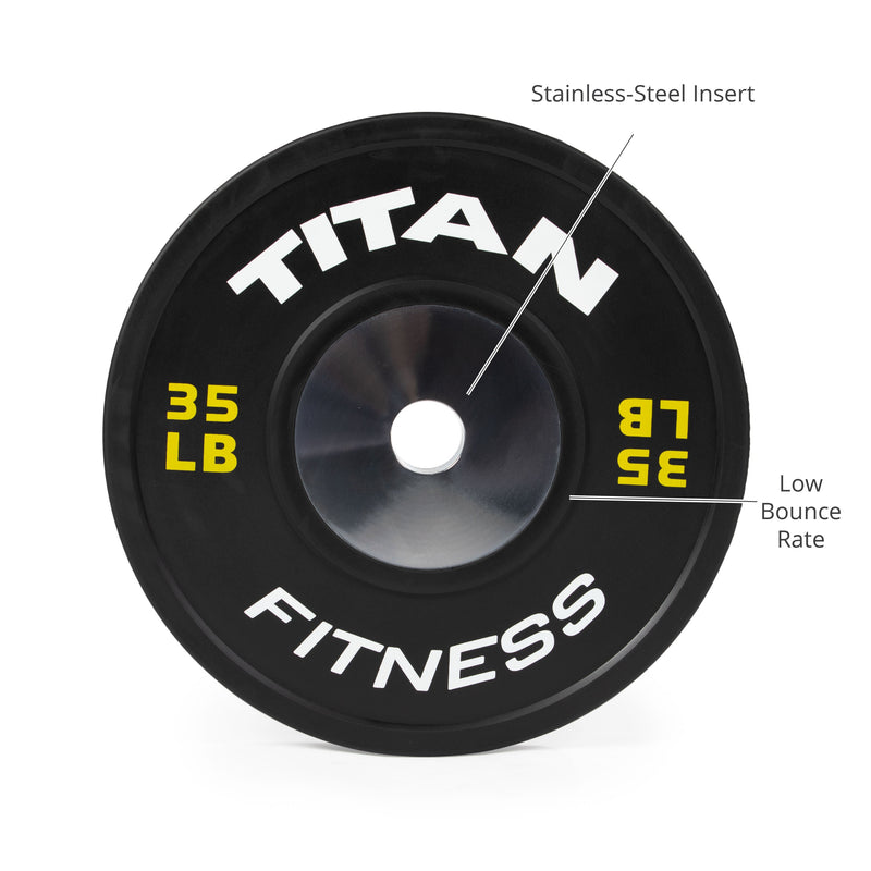 Scratch and Dent - 230 LB Set Elite Black Bumper Plates - FINAL SALE