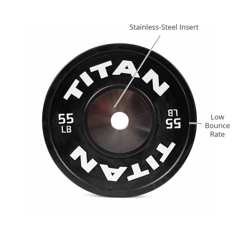 Scratch and Dent - 55 LB Single Elite Bumper Plate - FINAL SALE