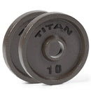 Scratch and Dent - Cast Iron Olympic Weight Plates | 10 LB Pair - FINAL SALE