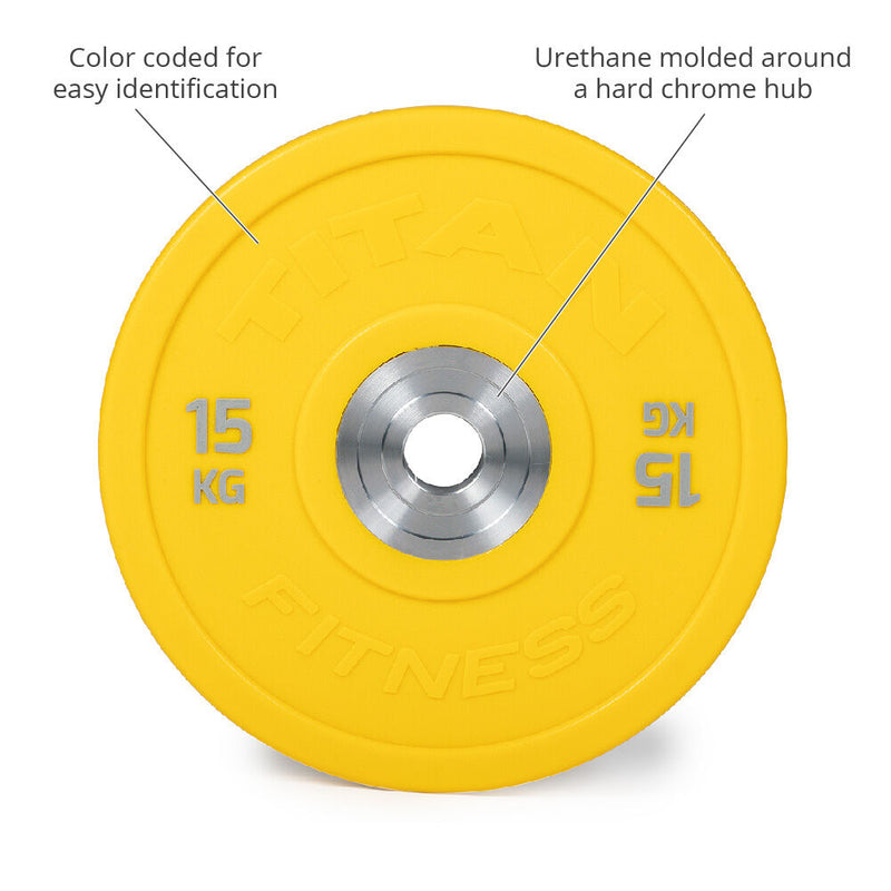 15 KG Single Color Urethane Bumper Plate