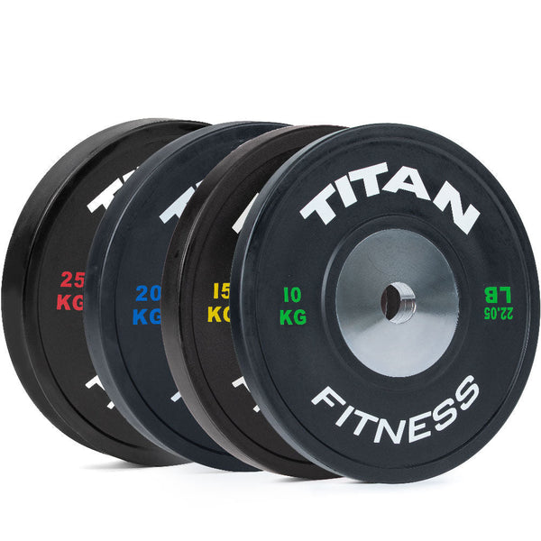 140 KG Set Elite Black Olympic Bumper Plates