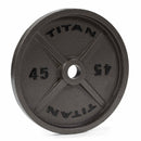 Scratch and Dent - Cast Iron Olympic Weight Plates | 45 LB Single - FINAL SALE