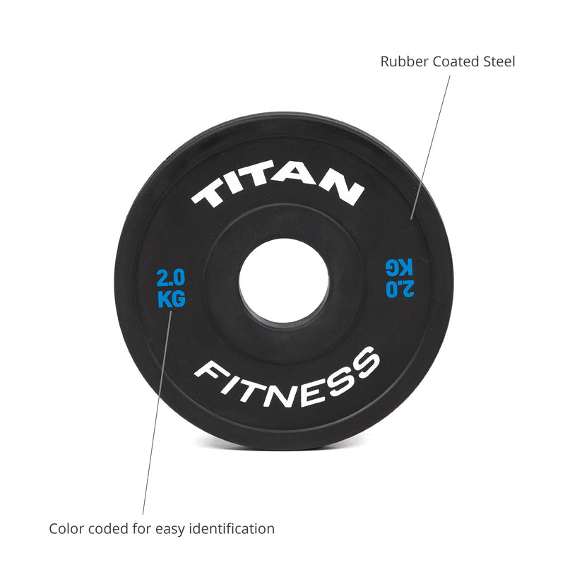 Scratch and Dent - Pair of 2 KG Change Plates - FINAL SALE