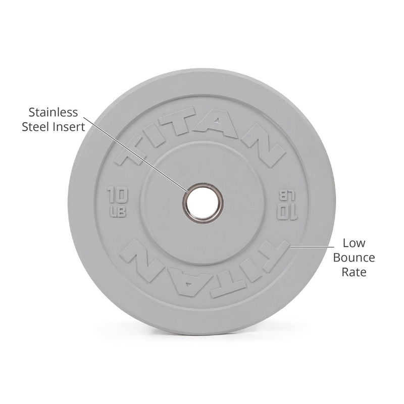 Scratch and Dent, 10 LB Pair Economy Color Bumper Plates