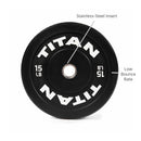 Scratch and Dent - 15 LB Pair Economy Black Bumper Plates - FINAL SALE