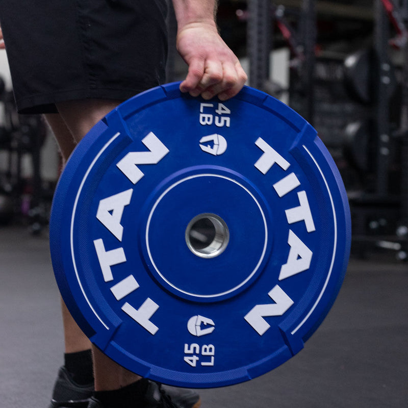 35 LB Single EZ-Grip Color Bumper Plate