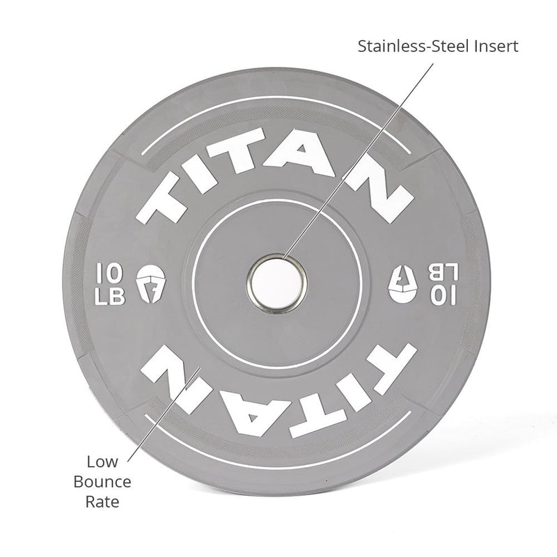 230 LB Set EZ-Grip Color Bumper Plates