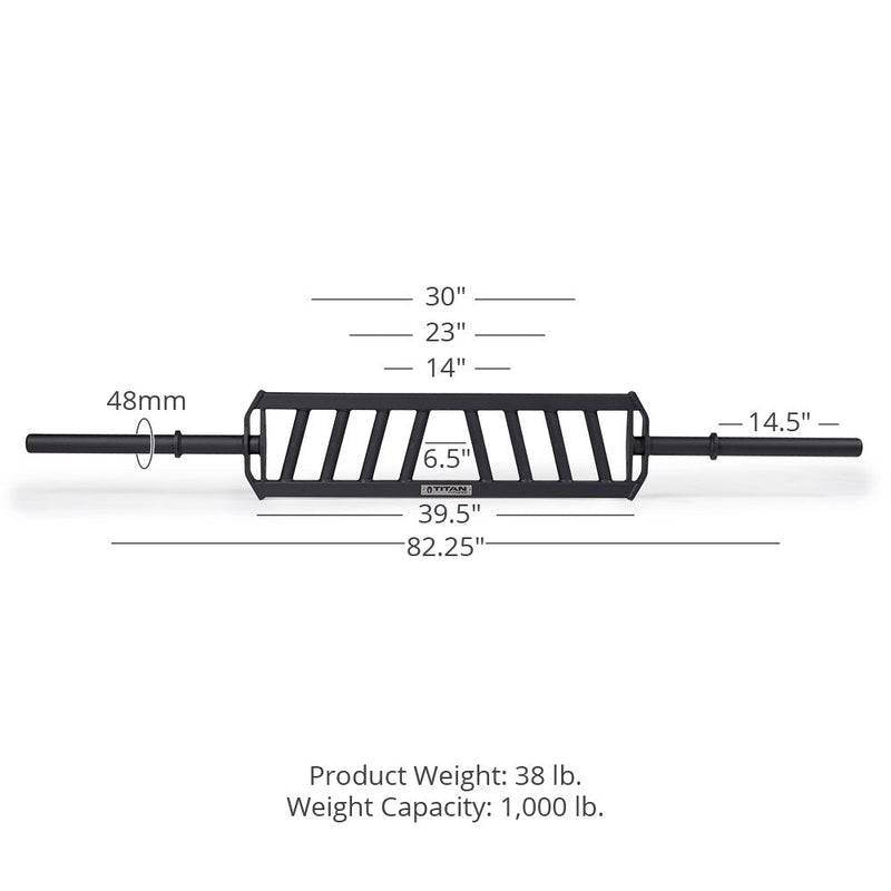 Angled Multi-Grip Barbell