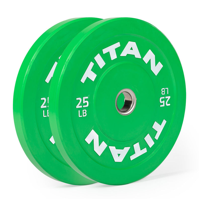 Scratch and Dent - 25 LB Pair Economy Color Bumper Plates - FINAL SALE