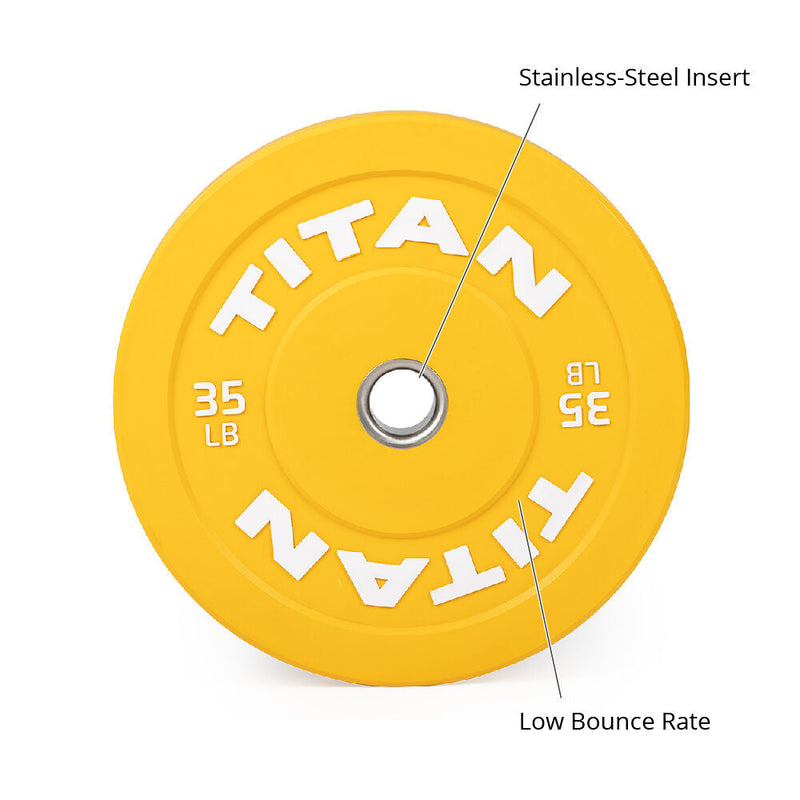 Scratch and Dent, 35 LB Single Economy Color Bumper Plate