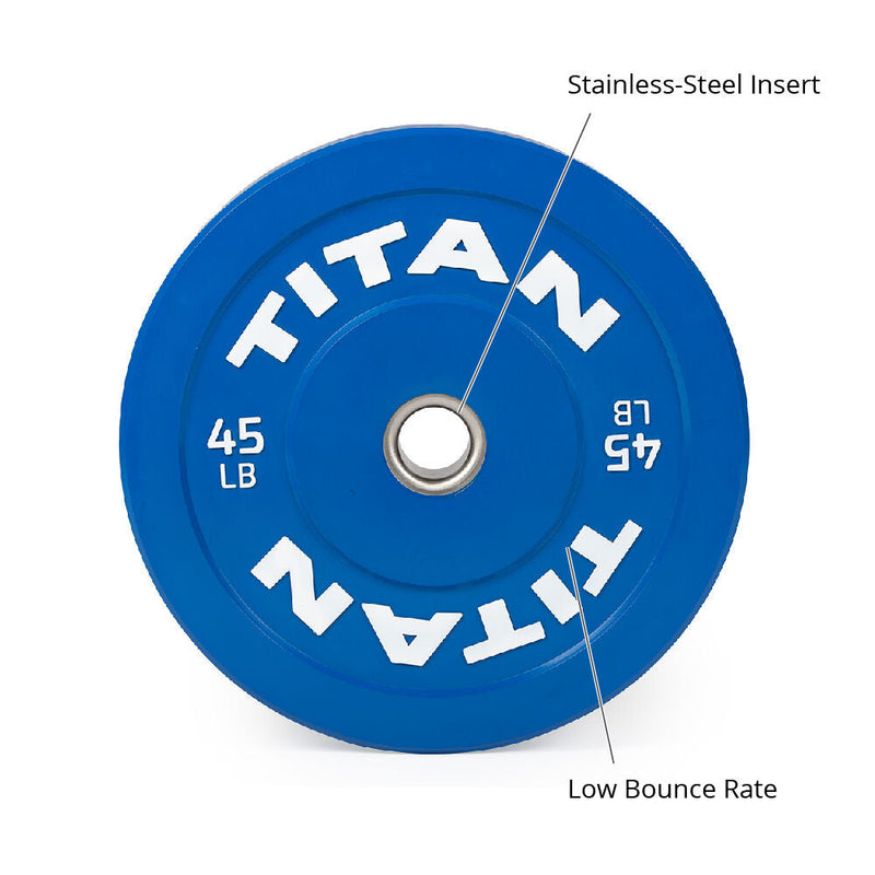 45 LB Single Economy Color Bumper Plate