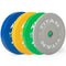 Scratch and Dent - 230 LB Set Economy Color Bumper Plates - FINAL SALE