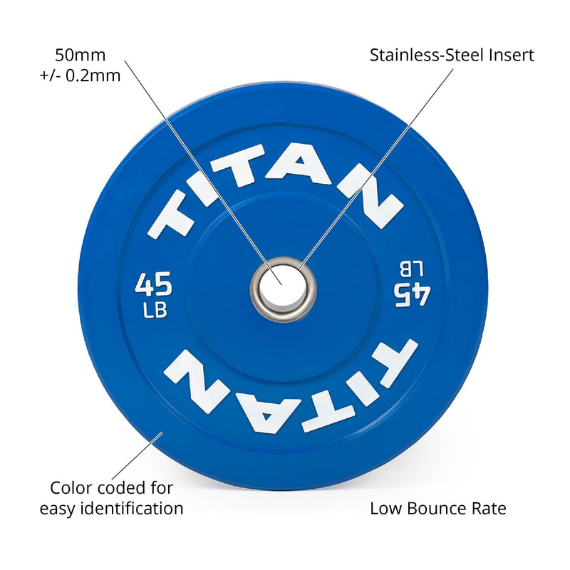 230 LB Set Economy Color Bumper Plates