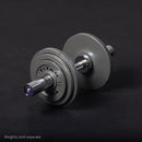 Loadable 20" Olympic Dumbbell Handles - Pair