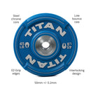 45 LB Single EZ-Grip Elite Urethane Color Plate