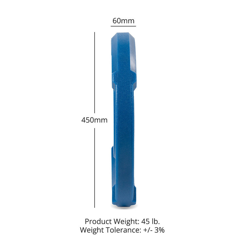 45 LB Single EZ-Grip Elite Urethane Color Plate