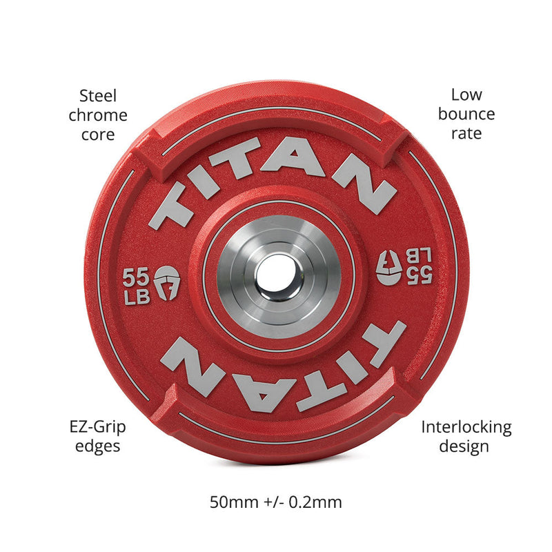 55 LB Single EZ-Grip Elite Urethane Color Plate