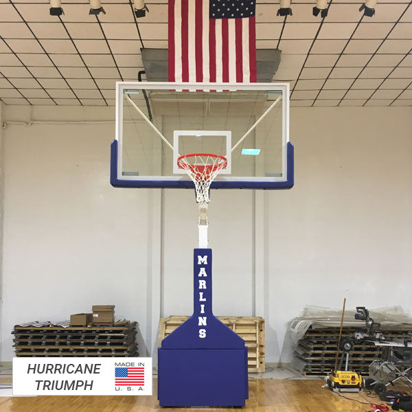 First Team Hurricane Triumph Official Size Portable Basketball System