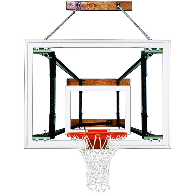 First Team FoldaMount82 Maverick Side Folding Wall Mounted Basketball System