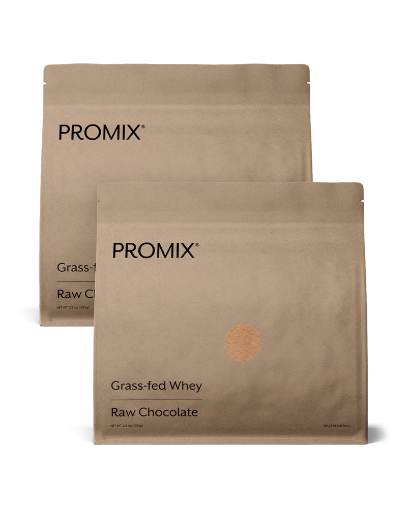 Promix Raw Chocolate Whey Protein Powder | 5 LB Bag