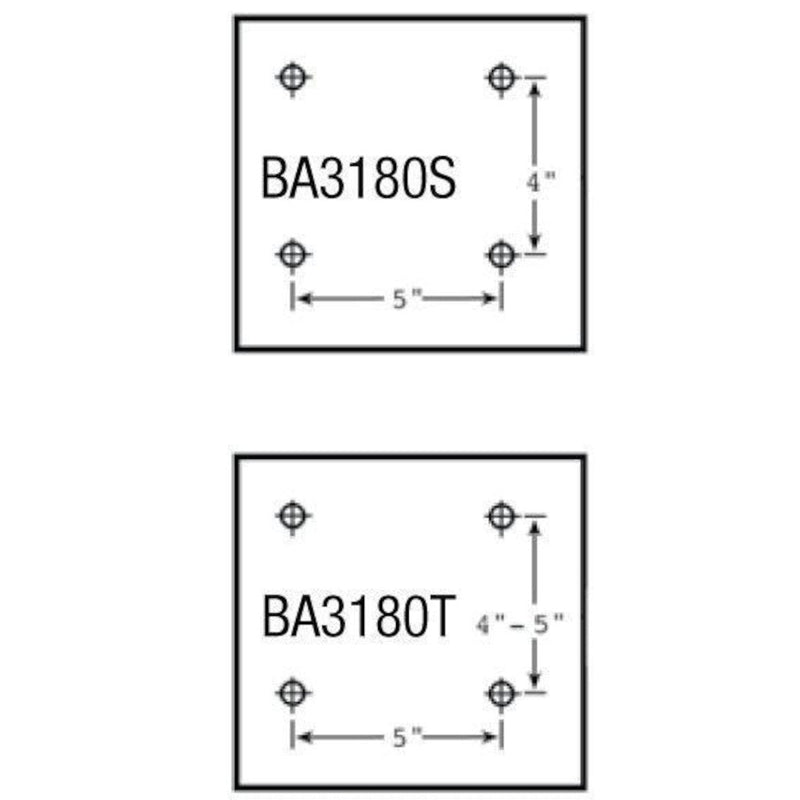 Bison Baseline Collegiate 180° Competition Breakaway Basketball Goal for 42" Boards