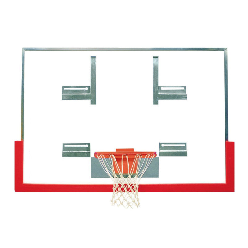 Bison 48" x 72" Tall Unbreakable "XL" Glass Competition Conversion Basketball Backboard BA48XLC