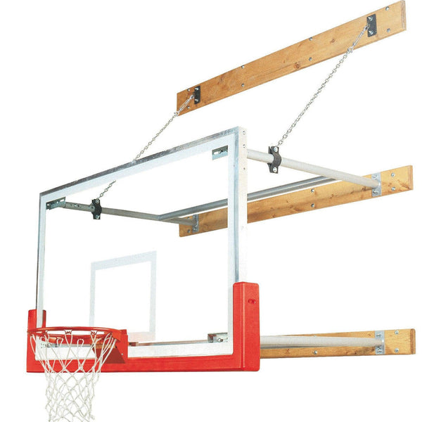 Bison 8'-12' Stationary Competition Basketball Hoop Package PKG82STRG