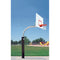 Bison 5-9/16" Mega Duty Steel Rectangle Playground Basketball System