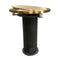 Bison Steel Floor Sockets with Hinged Brass Covers