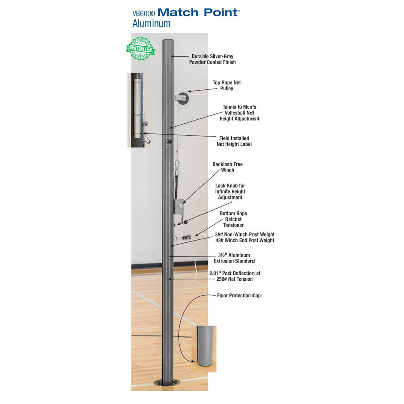 Bison Match Point Aluminum Complete System without Sockets