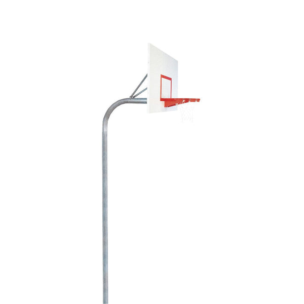 Bison 4-1/2" Heavy Duty Steel Rectangle Playground Basketball System