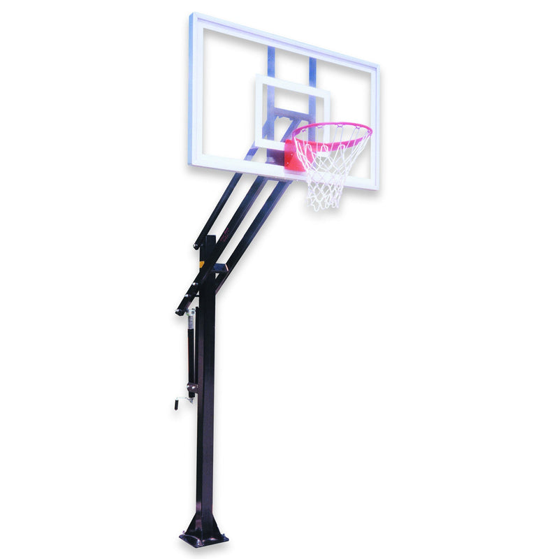 First Team Attack In-Ground Adjustable Basketball Goal